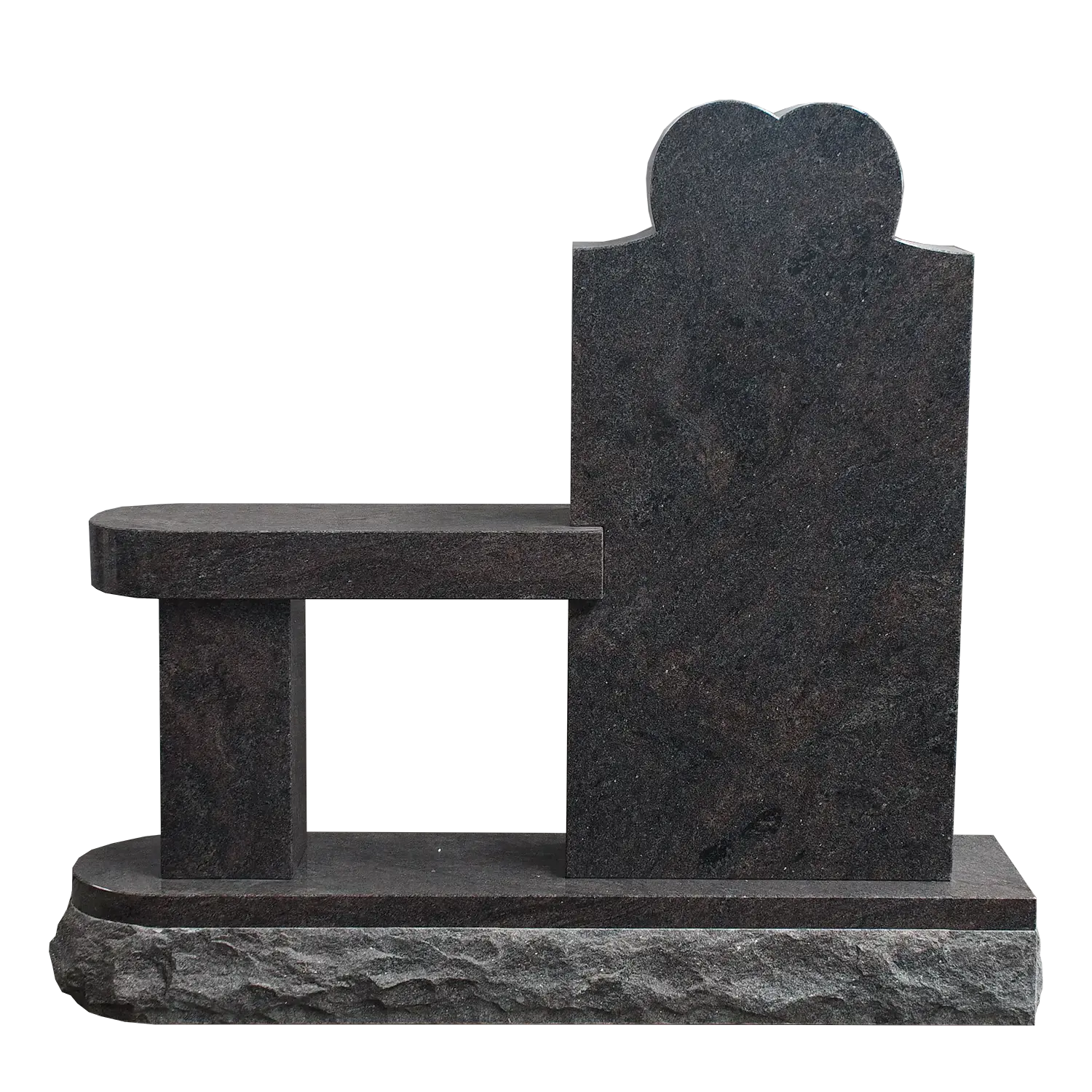 Heart Bench - Paradiso - Back - Blank
