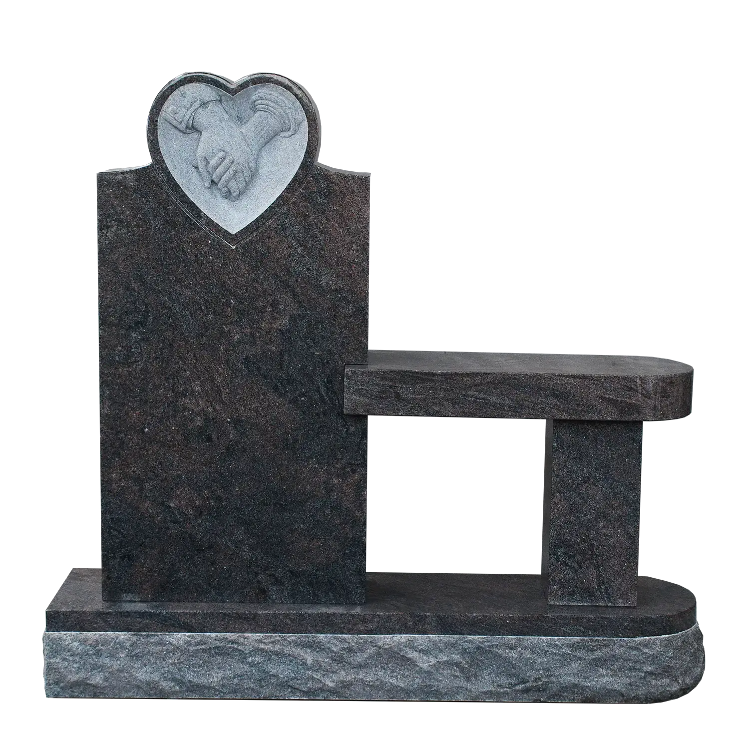 Heart Bench - Paradiso - Front - Blank